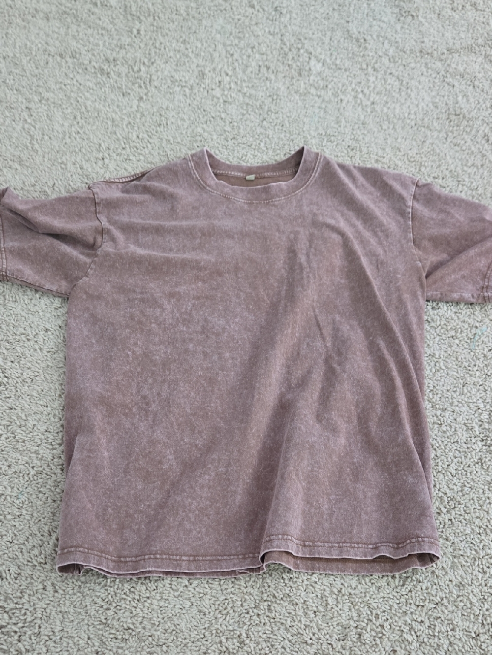 Medium Brown Acid Wash Tshirt